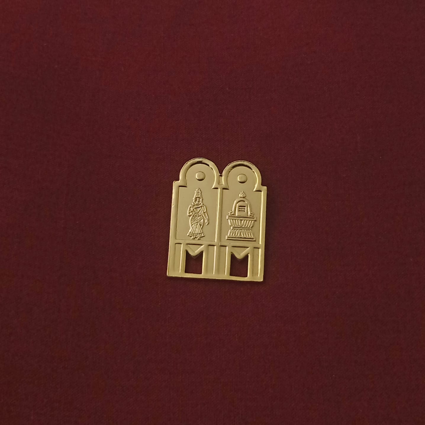 Mangalyam gold plated Meenashi sundereshwarar tali