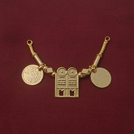 Mangalyam gold plated double sivanpattai thali set