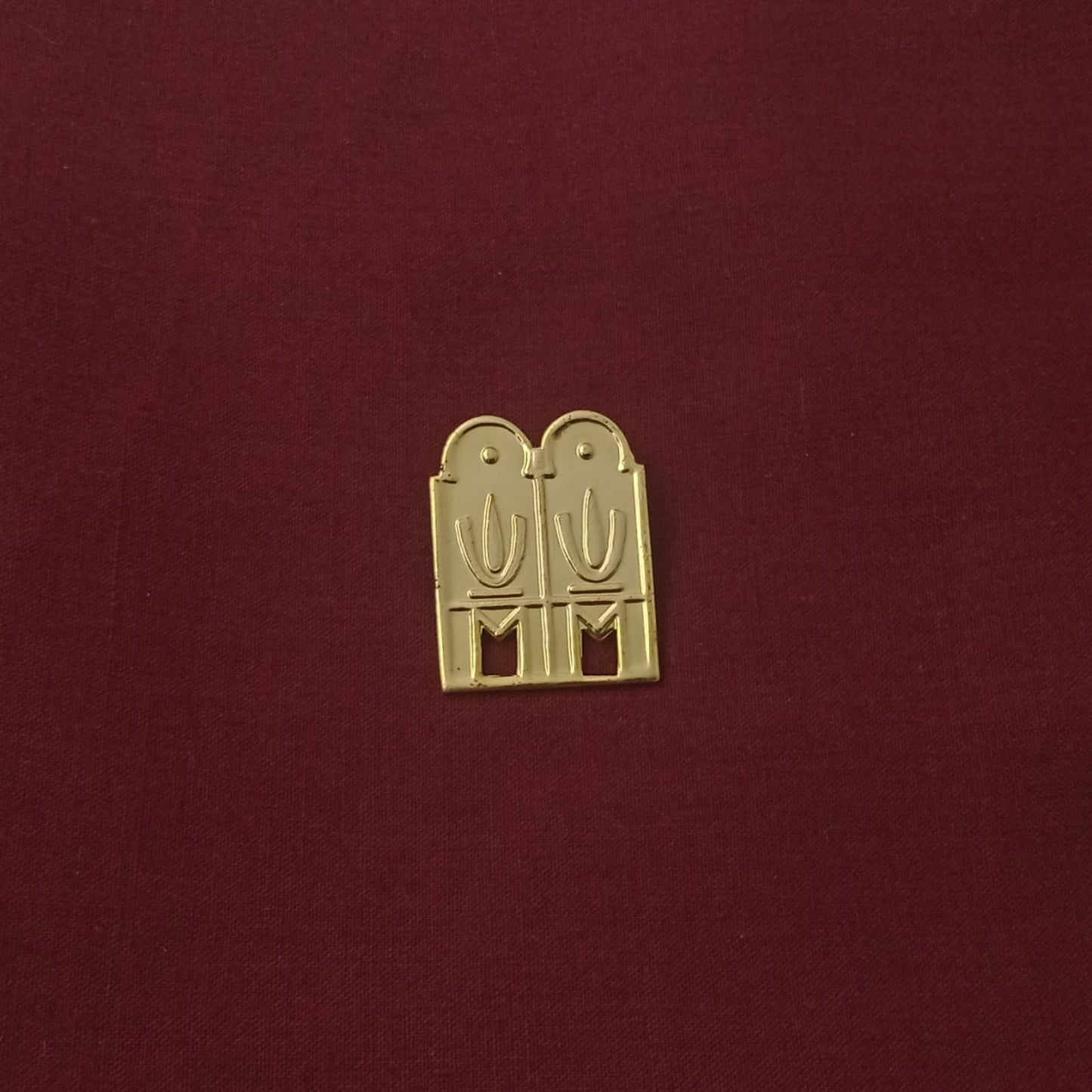 Double Vishnu tali - gold plated mangalyam tali