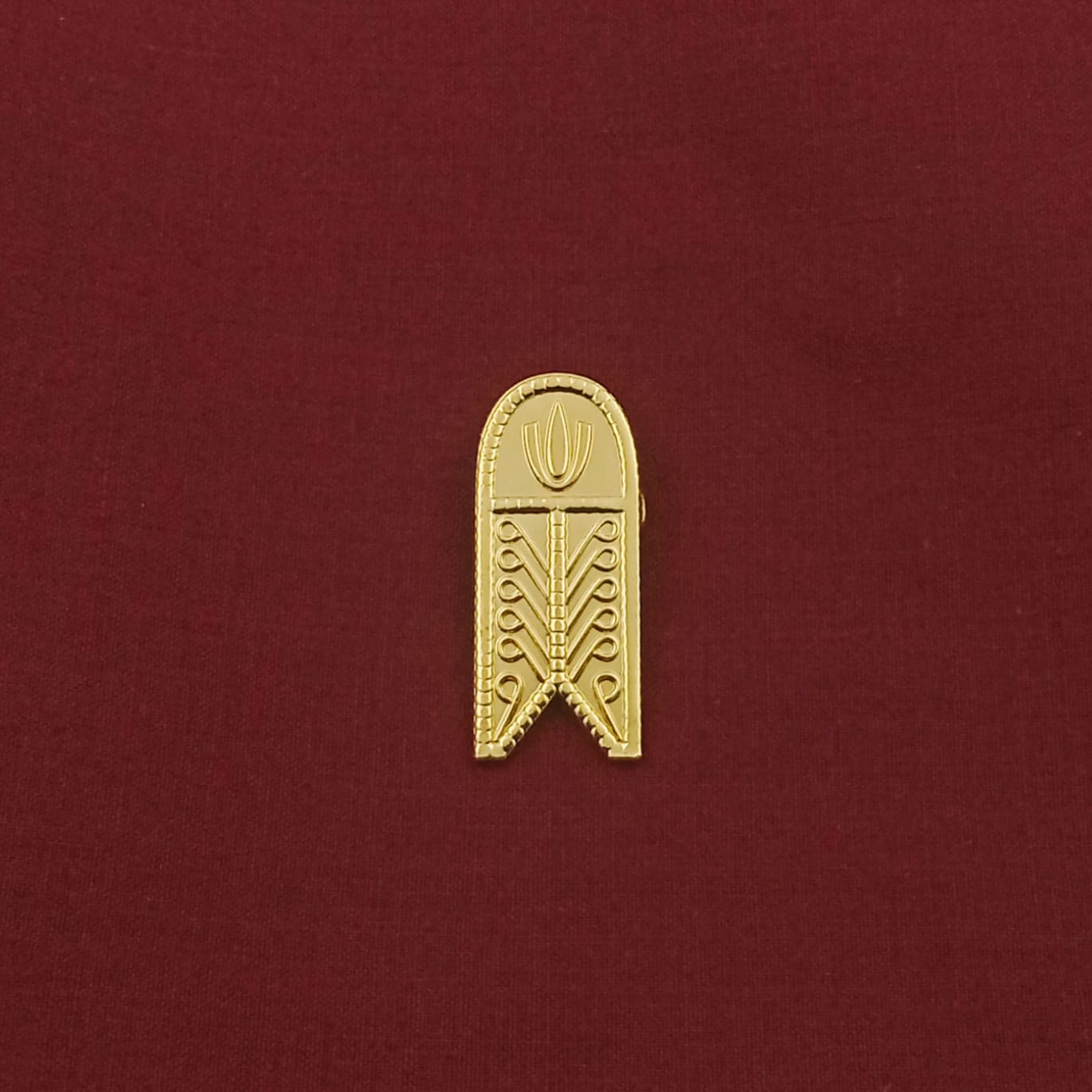 Thenkalali Vishnu Namam Tali - Gold Plated Tali